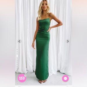 Beginning boutique Green maxi dress